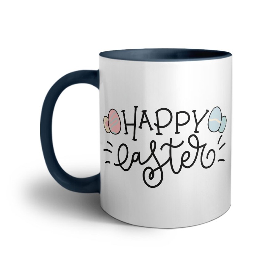 Tazza happy easter con uova colorate Pasqua