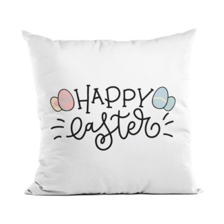 Cuscino happy easter con uova colorate Pasqua