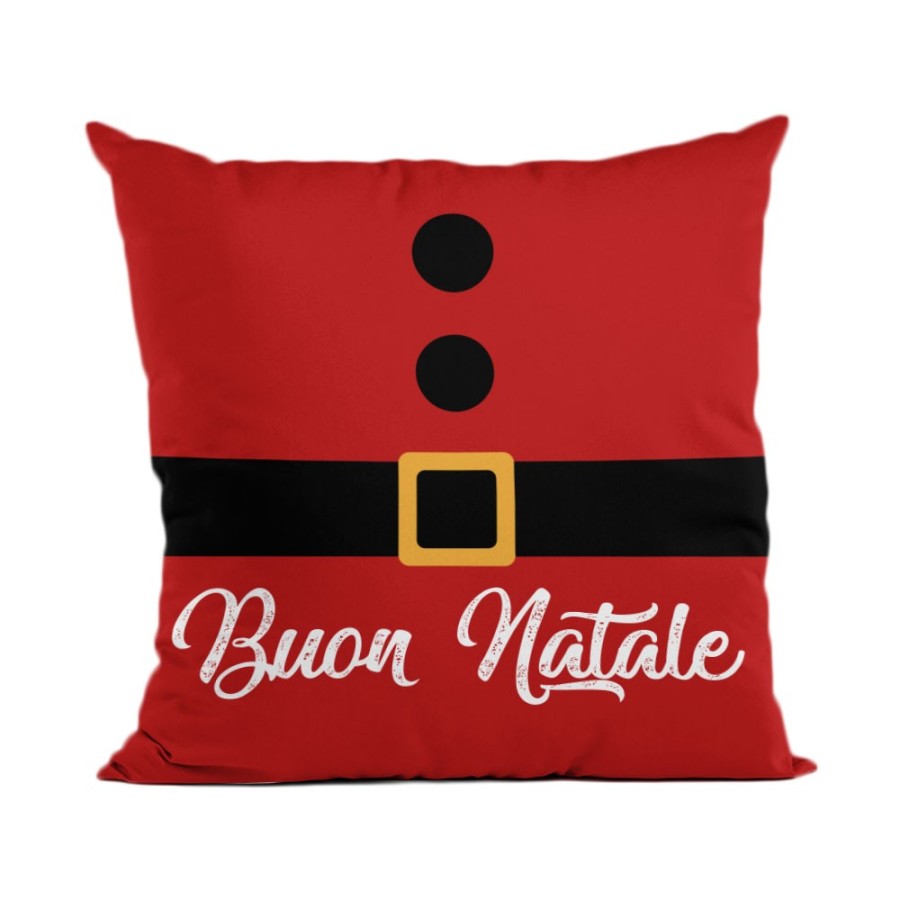 Cuscino buon natale con abito di babbo natale Natale
