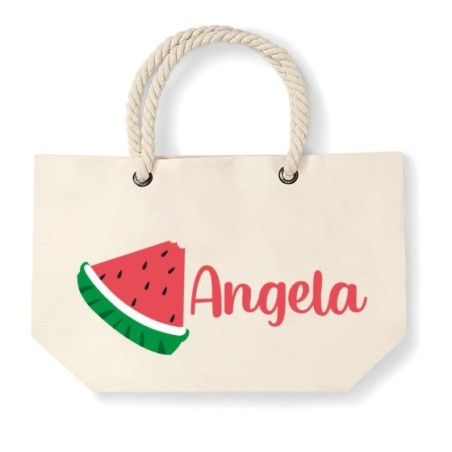 Borsa mare anguria personalizzata con nome Summer
