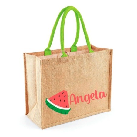Borsa mare anguria personalizzata con nome Summer