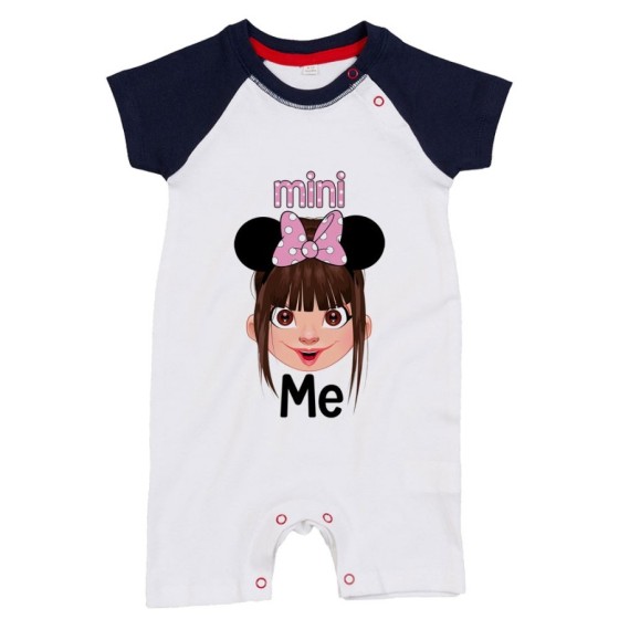 Pagliaccetto neonata mini me minnie mouse Per la famiglia
