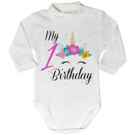 Body lupetto neonato personalizzabile con nome festa a...