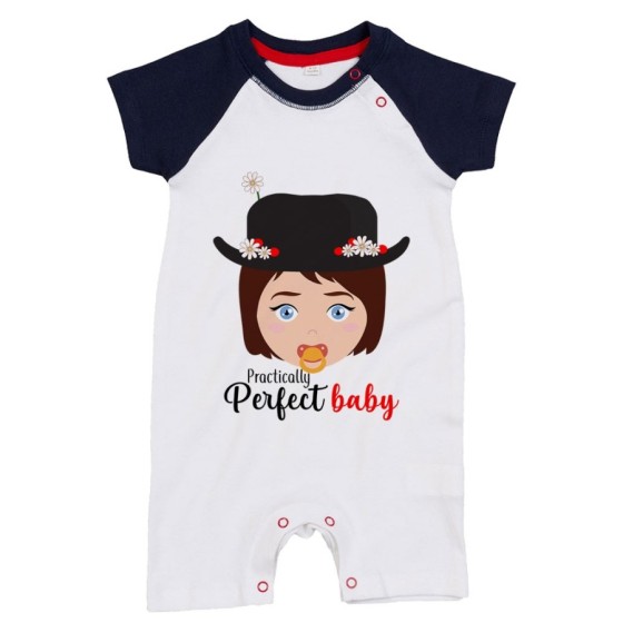 Pagliaccetto neonata practically a perfect baby Per la famiglia