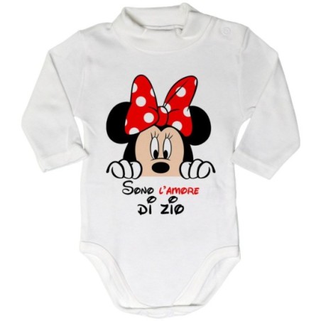 Body lupetto neonata personalizzabile  nome sono amore di...