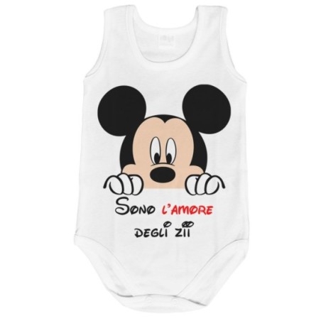 Body neonato personalizzabile  nome sono amore di zio...