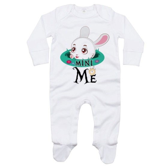 Tutina neonato mini me bianconiglio Per la famiglia