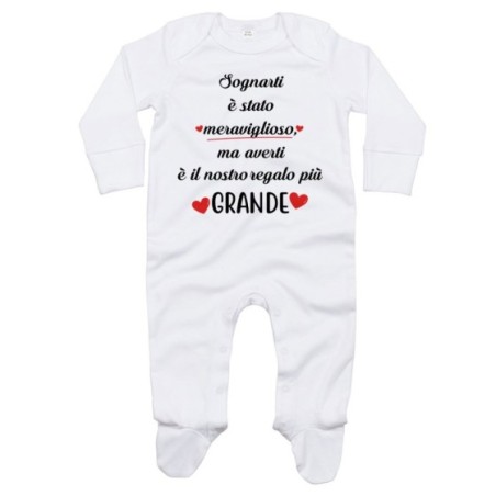 Tutina neonato sognarti è stato meraviglioso ma averti è...