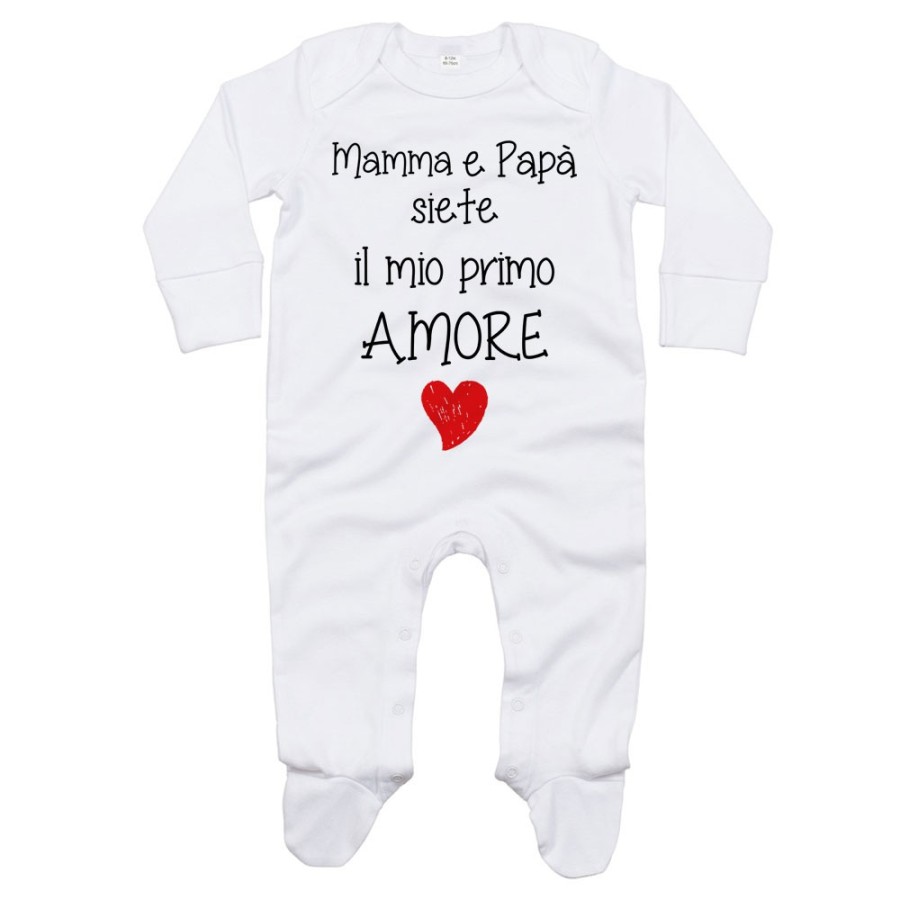 Tutina neonato mamma e papà siete il mio primo amore Per la famiglia