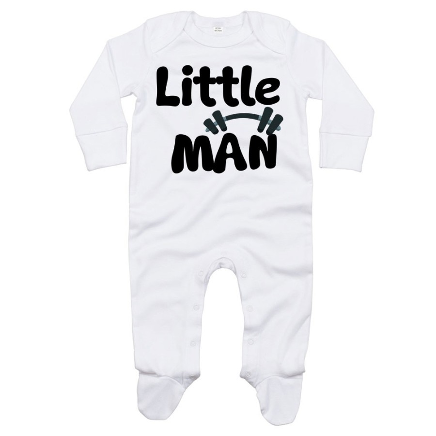 Tutina neonato little man little lady Per la famiglia