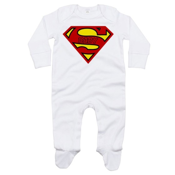 Tutina neonato super baby superman Per la famiglia