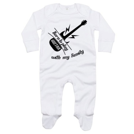 Tutina neonato born to play guitar with my family