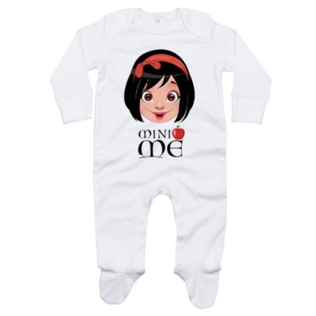 Tutina neonata mini me biancaneve