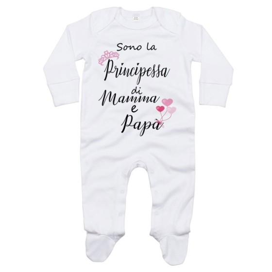 Tutina neonata sono la principessa di mamma e papà Per la famiglia