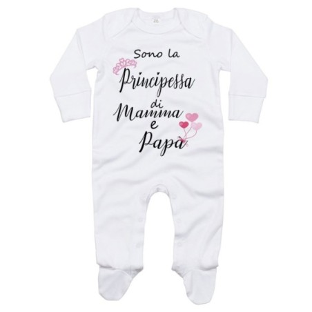 Tutina neonata sono la principessa di mamma e papà Per la famiglia