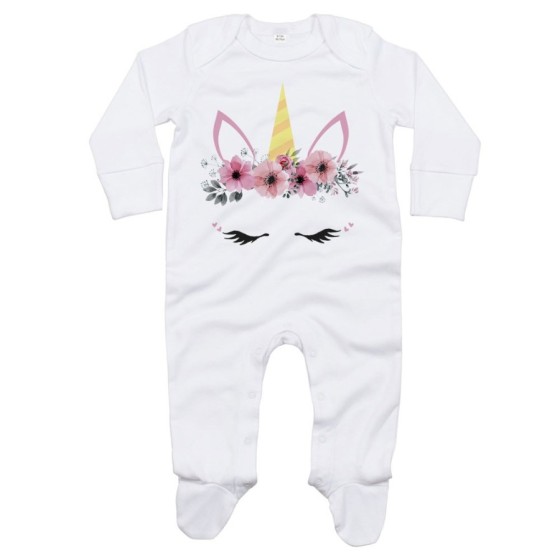Tutina neonata colorful unicorn Per la famiglia
