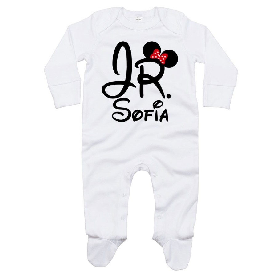 Tutina neonato personalizzabile con nome jr Per la famiglia