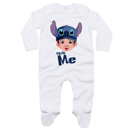 Tutina neonato mini me stitch