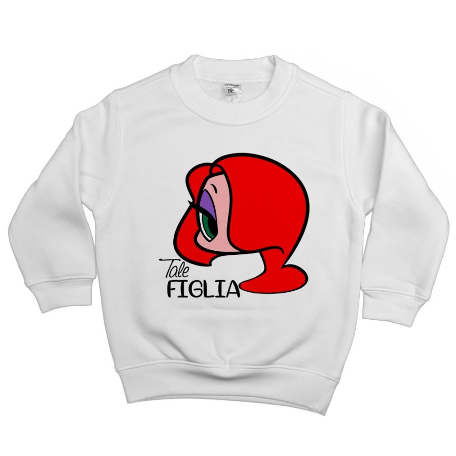 Felpa bambina tale figlia jessica rabbit Per la famiglia