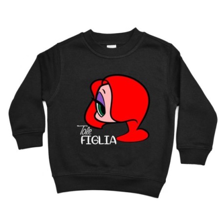 Felpa bambina tale figlia jessica rabbit Per la famiglia