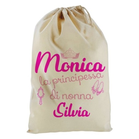 Sacchetto nascita bimbo personalizzato con nomi sono la...