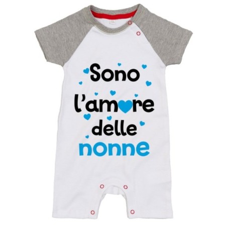 Pagliaccetto neonato personalizzabile con nomi sono...