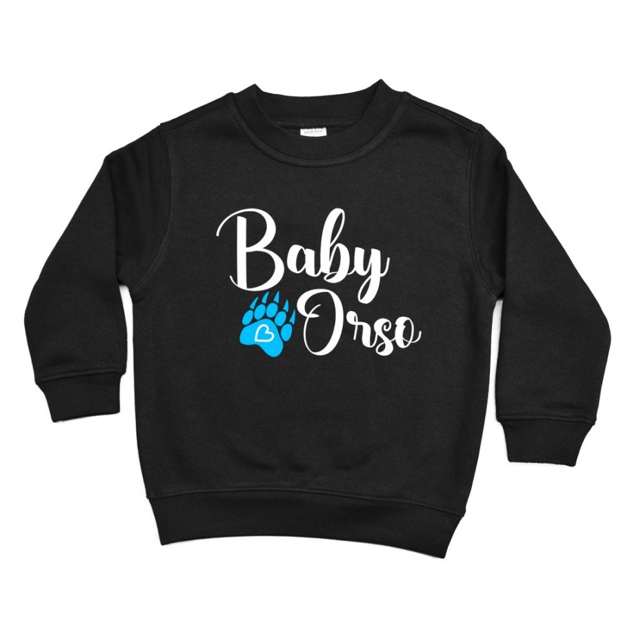 Felpa bambino baby orso baby orsa con impronta Per la famiglia