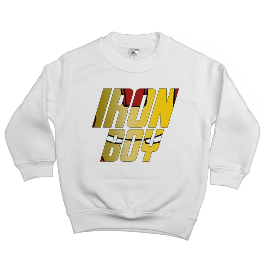 Felpa bambino iron boy sign Per la famiglia