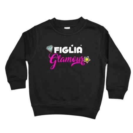 Felpa bambina figlia glamour