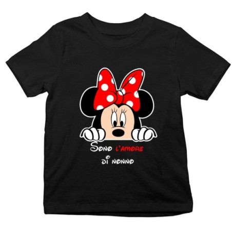 T-shirt bambino personalizzabile con nome sono l'amore di...