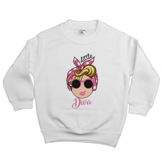 Felpa bambina baby diva marilyn Per la famiglia