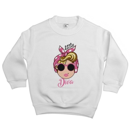 Felpa bambina baby diva marilyn