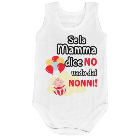 Body neonato personalizzabile con nome se la mamma dice...