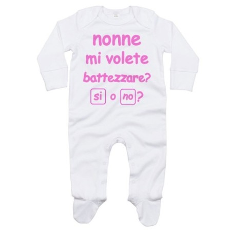 Tutina neonato personalizzabile con nome nonno nonni mi...