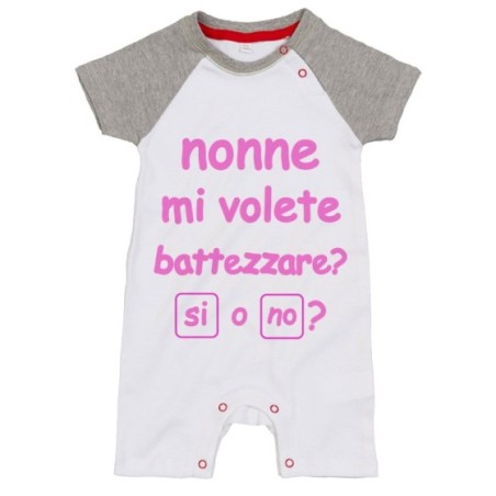 Pagliaccetto neonato personalizzabile con nome nonno...