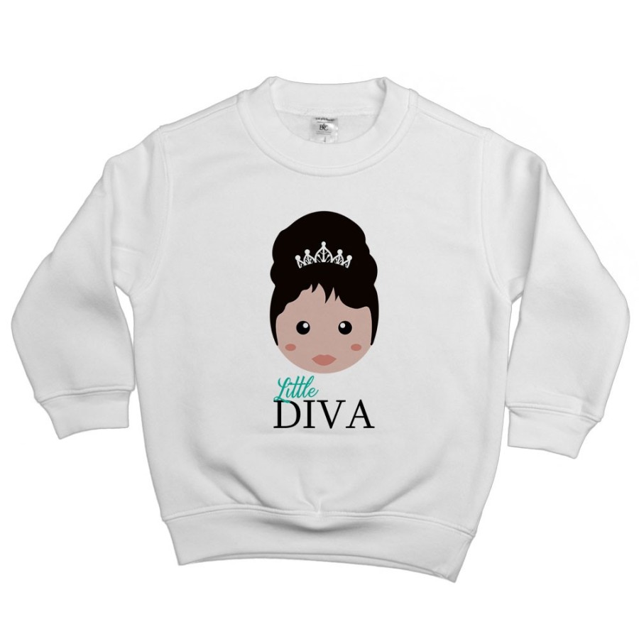 Felpa bambino little diva Per la famiglia