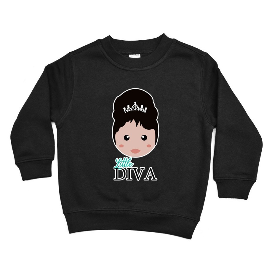 Felpa bambino little diva Per la famiglia