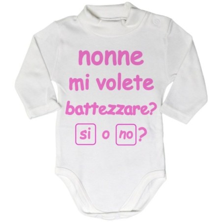 Body lupetto neonato personalizzabile con nome nonno...