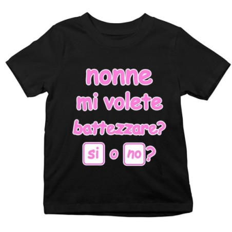 T-shirt bambino personalizzabile con nome nonno nonni mi...