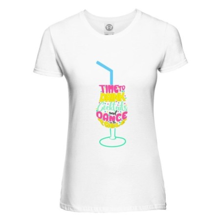 Maglia donna time to drink cocktails and dance on the table Cocktail