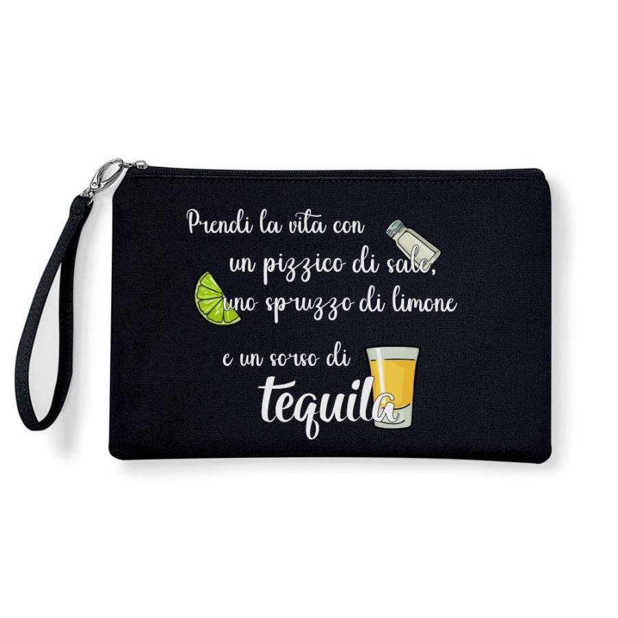 Pochette prendi la vita con un pizzico di sale uno spruzzo di limone e un sorso di tequila Cocktail