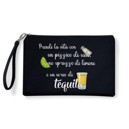 Pochette prendi la vita con un pizzico di sale uno spruzzo di limone e un sorso di tequila Cocktail