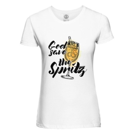 T-shirt donna god save the spritz Cocktail