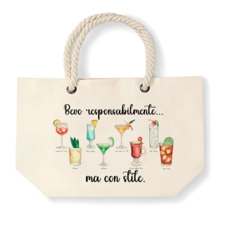 Borsa mare bevo responsabilmente... ma con stile