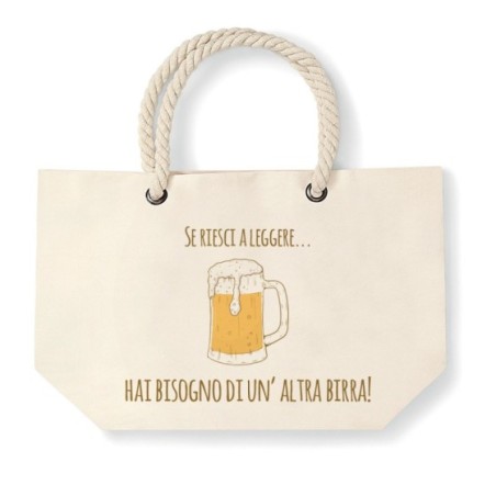 Borsa mare se riesci a leggere hai bisogno di un'altra birra