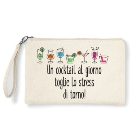 Pochette un cocktail al giorno toglie lo stress di torno Cocktail