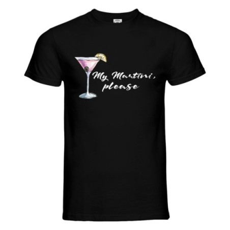 T-shirt uomo my martini please Cocktail