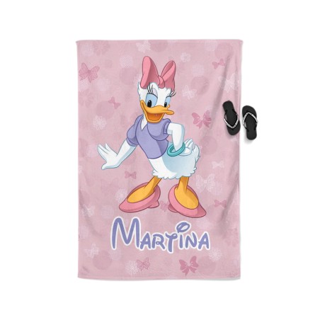 Telo mare personalizzato con nome paperina