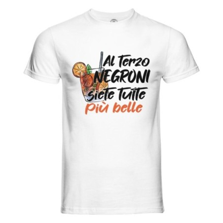 Maglia uomo al terzo negroni siete tutte più belle Cocktail