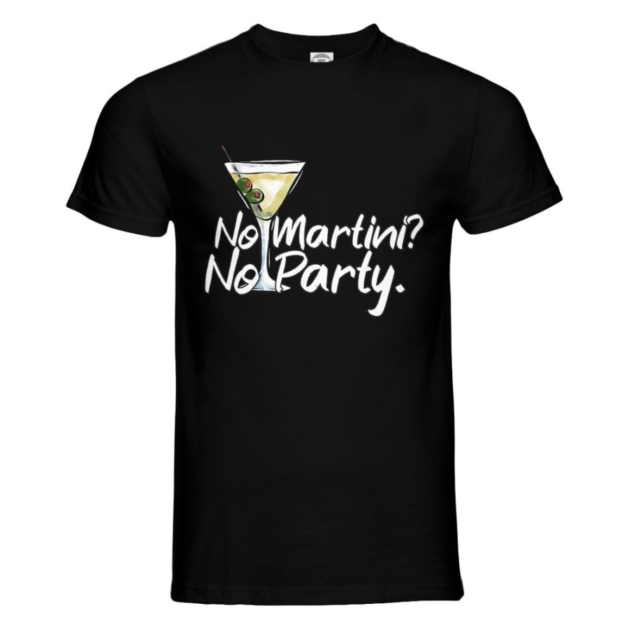 T-shirt uomo no martini no party Cocktail